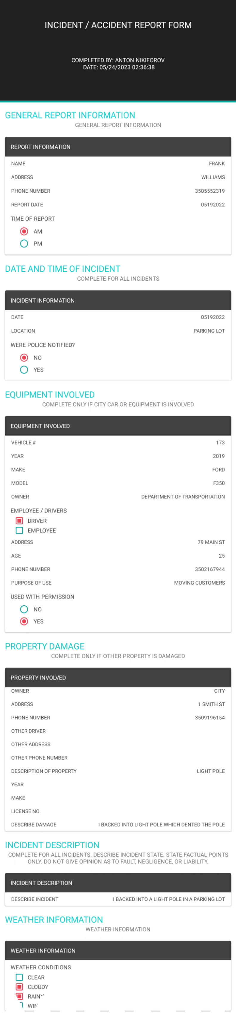 TransitForms